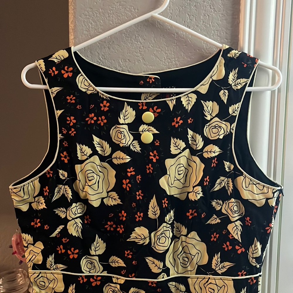 Voodoo Vixen floral dress XL, L